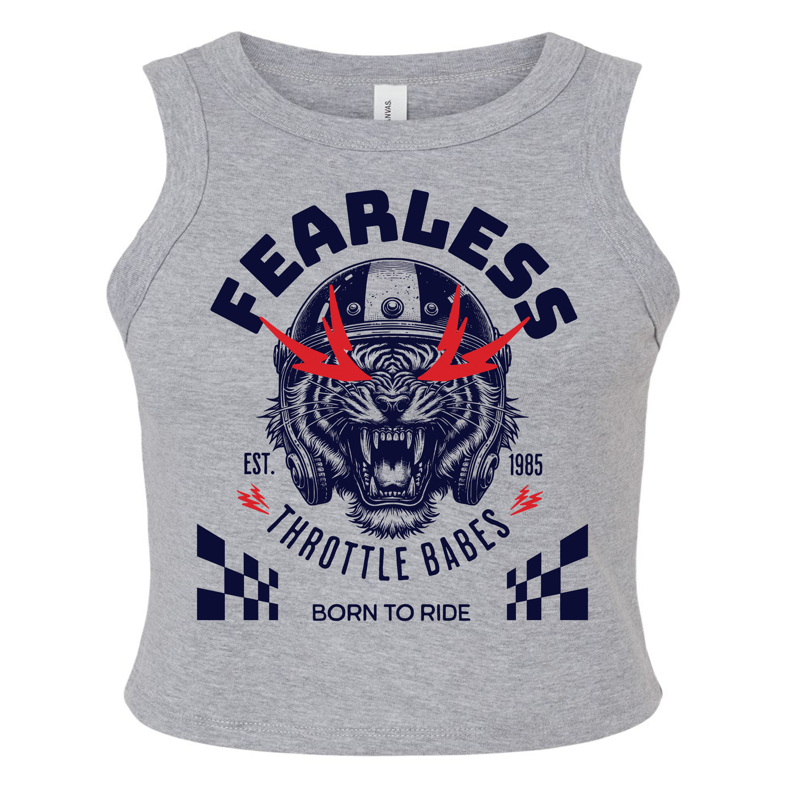 Fearless Micro Rib Crop Tank