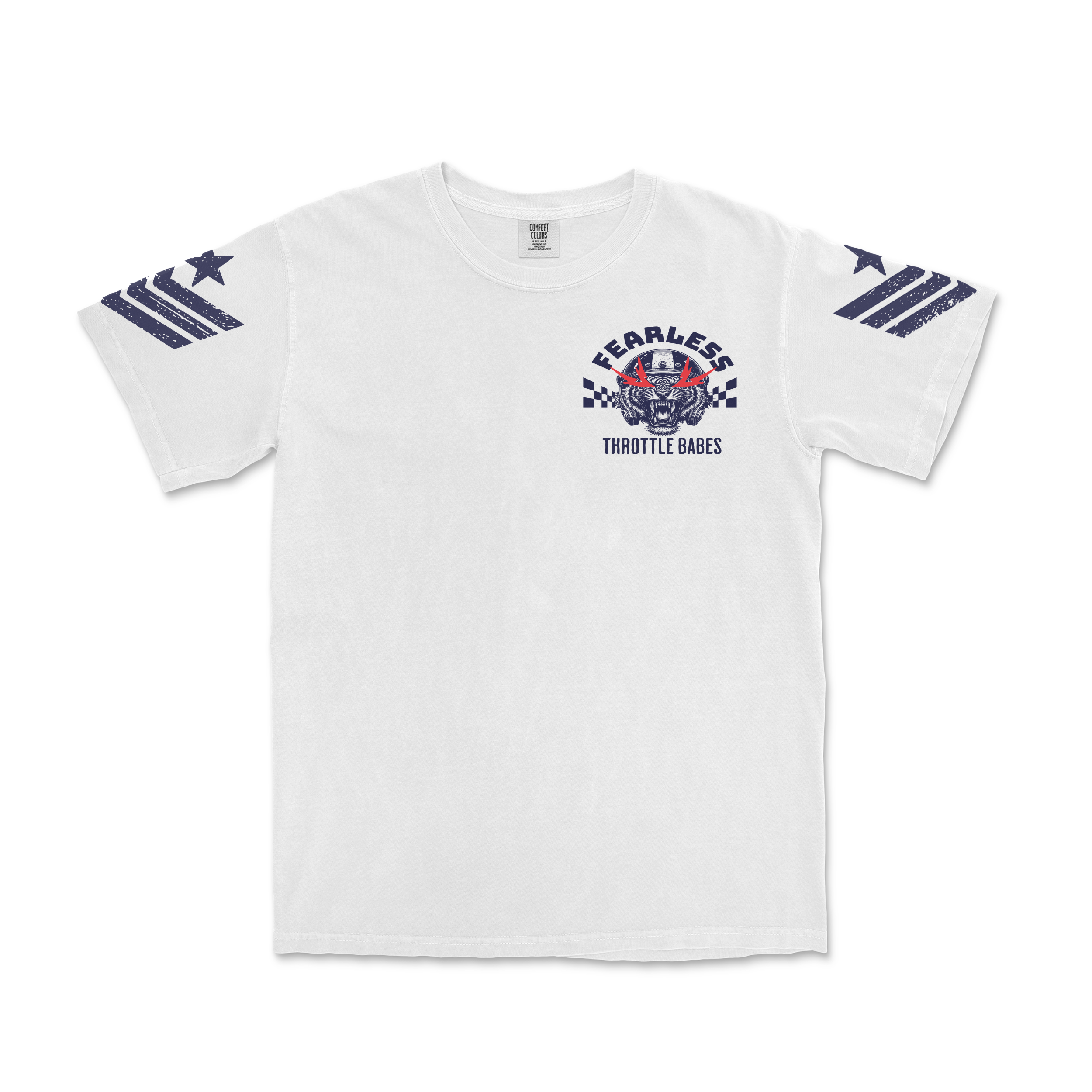 Fearless Oversized Tee – Born to Ride Edition