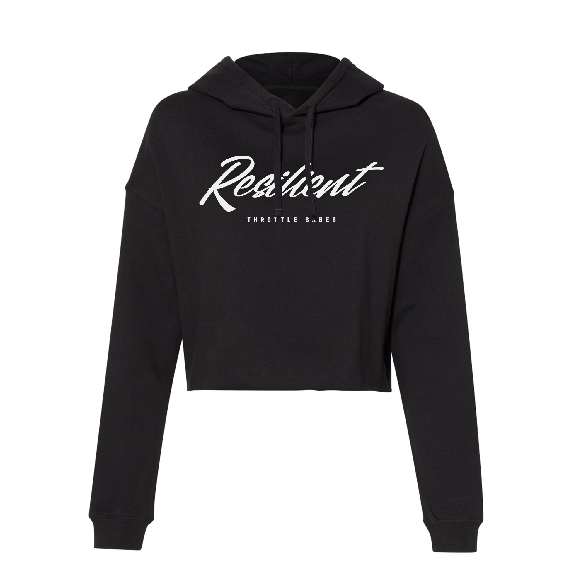 Resilient Cropped Fleece Hoodie