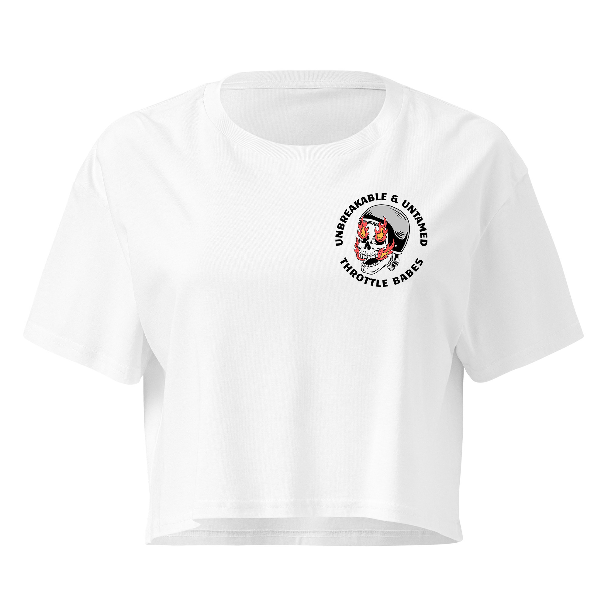 Unbreakable & Untamed Moto Crop Top