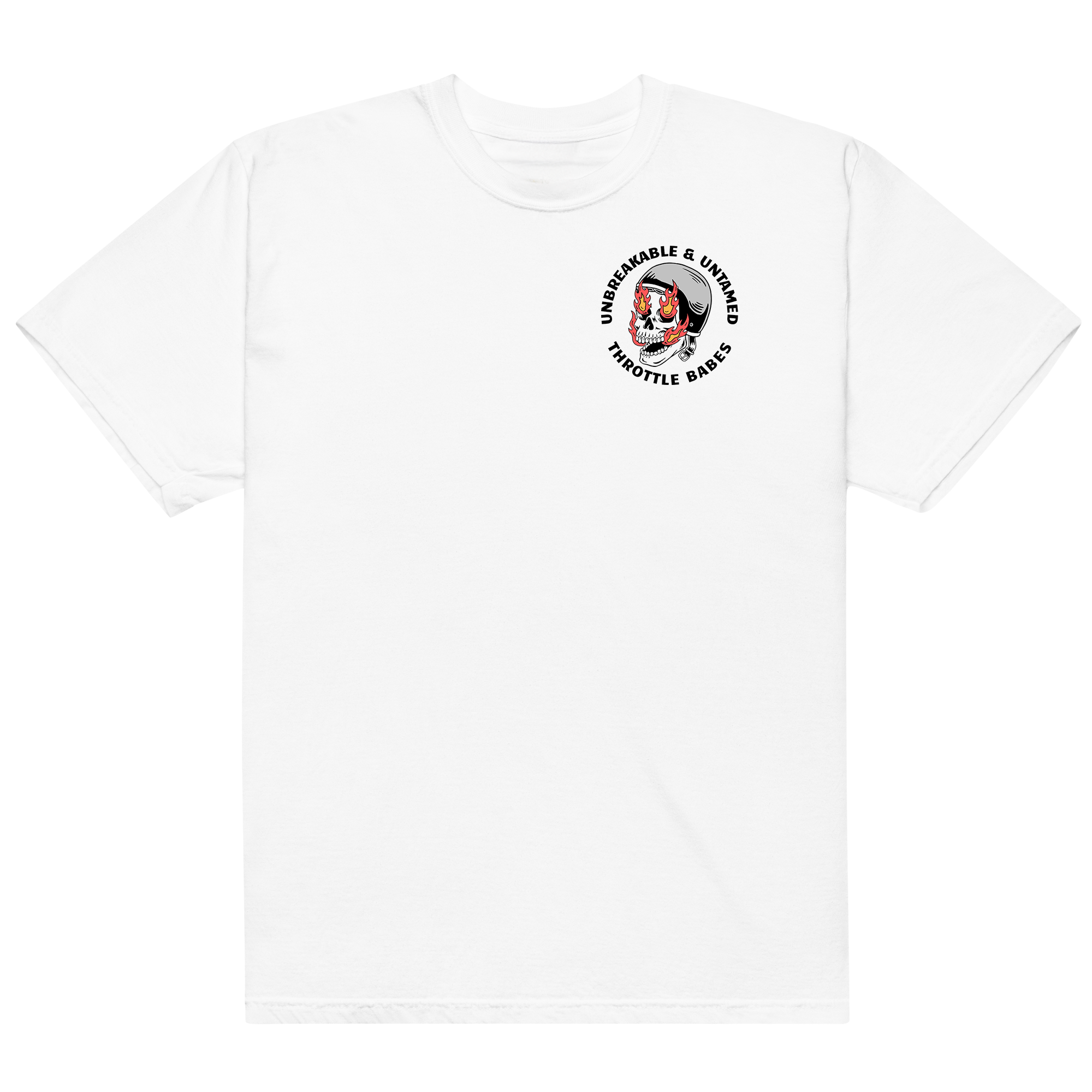 Unbreakable & Untamed" Skull Tee | Rebel Riders Club Graphic T-Shirt