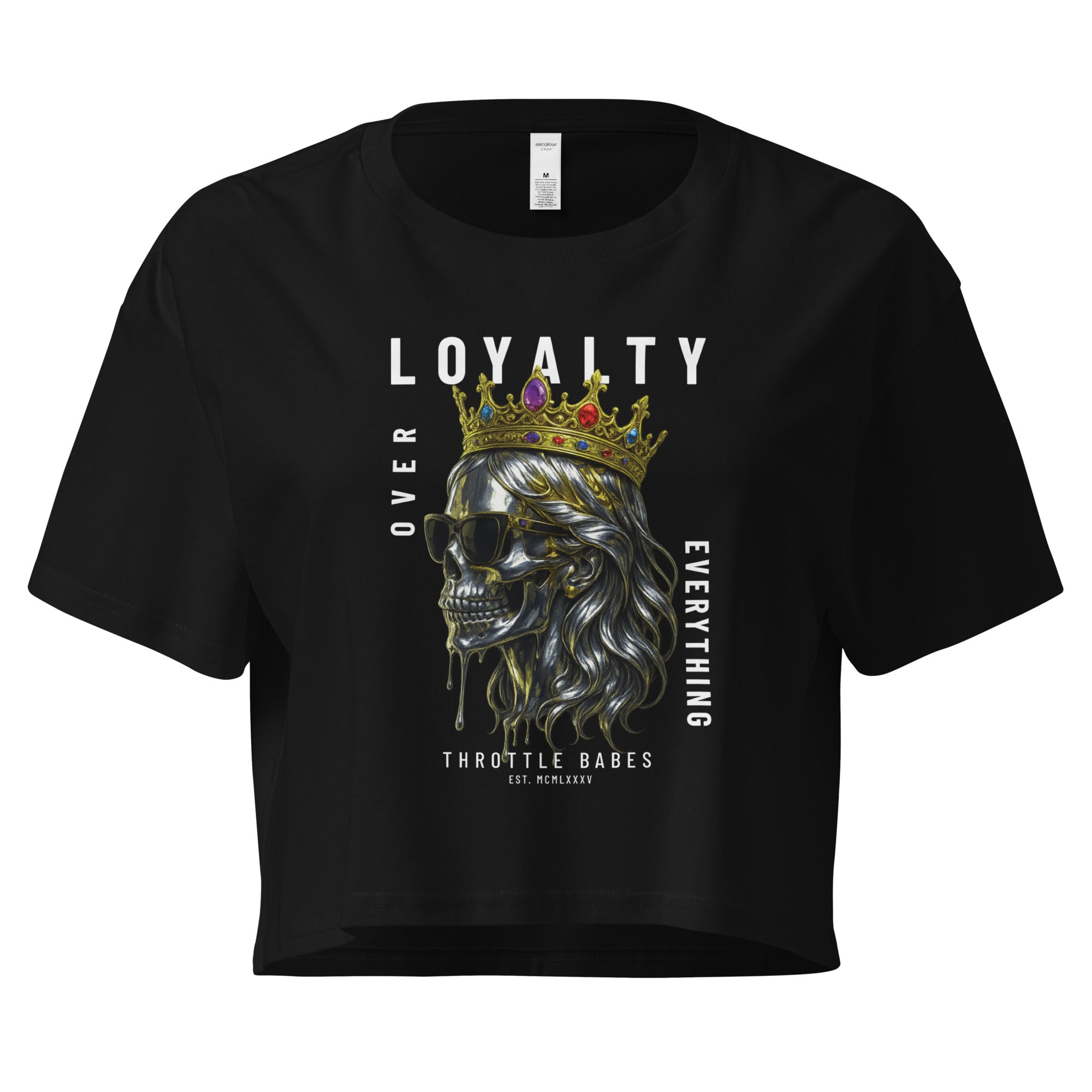 Loyalty Over Everything Crop Tee