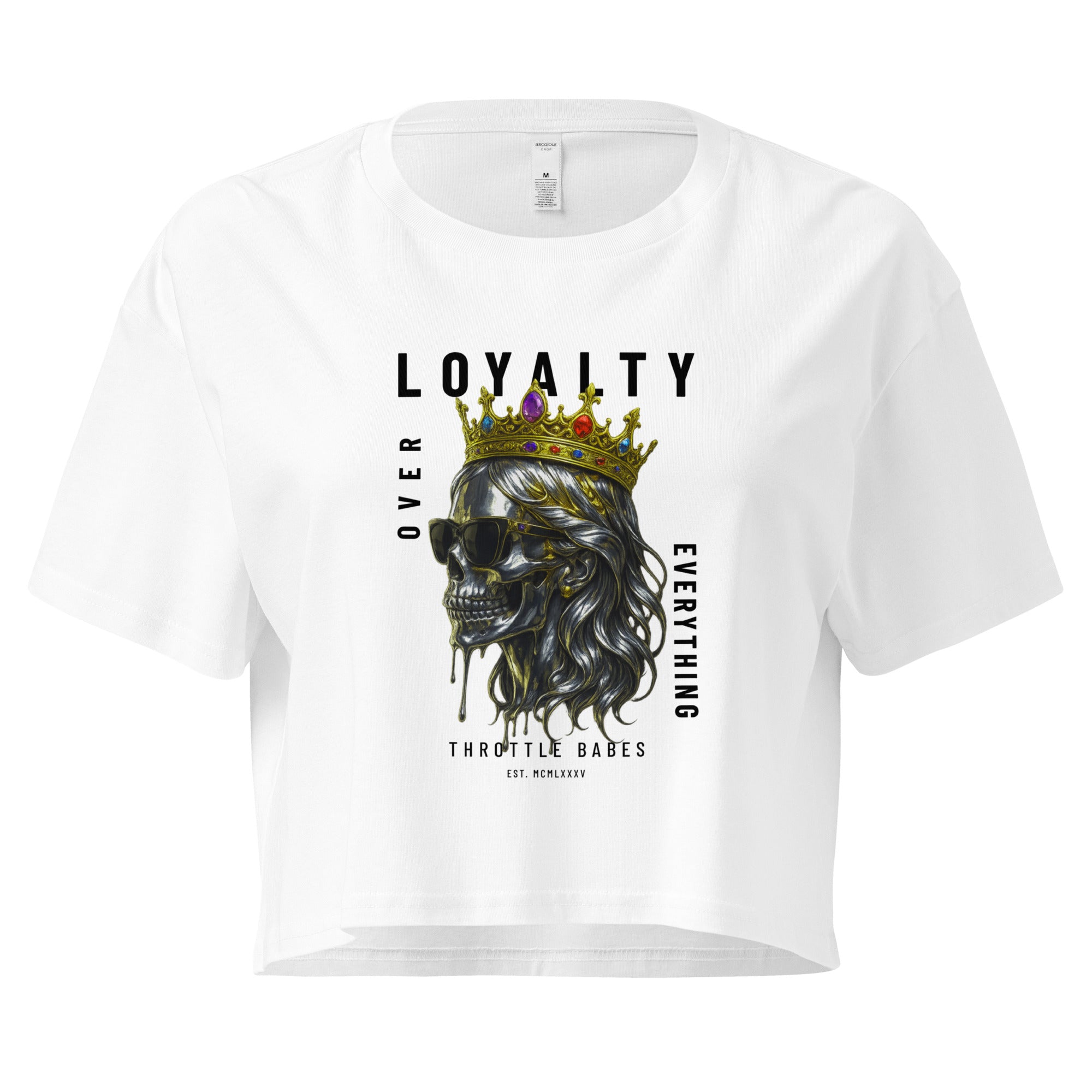 Loyalty Over Everything Crop Tee